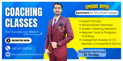 Home Tuition for Science Subjects – Class 9th to 12th, O/A Levels